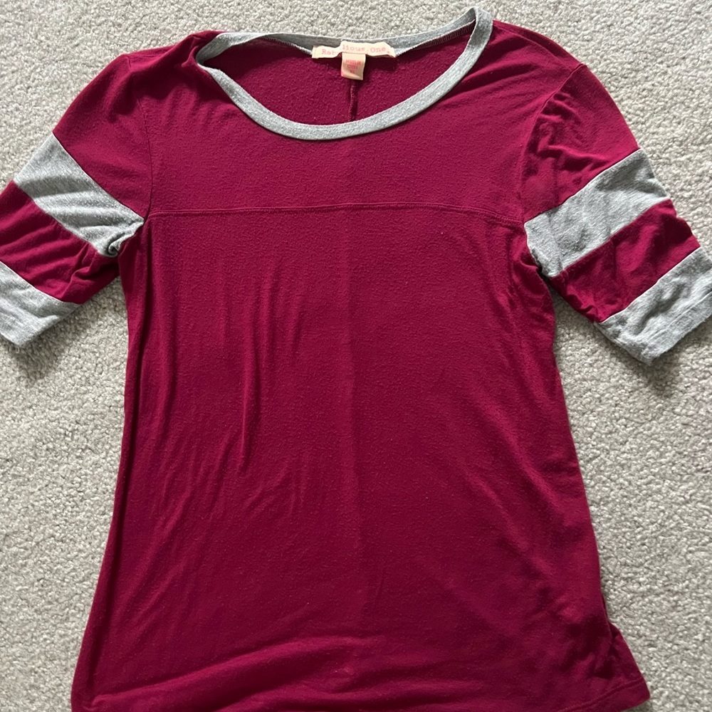 Belk shirt baseball type tee